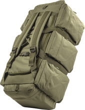 Large Tactical Duffle Range Bag, Heavy Duty Military Gear Bag with 8 External Zipper Pockets, Reinforced 2" Webbing Straps for Shooting Hunting Camping Travel Storage
