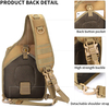 20L Tactical Sling Bag, Molle Crossbody Chest Pack, Lightweight EDC Shoulder Sling Backpack Fits 7.9-inch iPad for Hiking, Cycling, Hunting & Daily Outdoor Carry