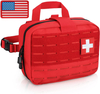 Rip-Away MOLLE Tactical Medical Pouch, Detachable Empty EMT Trauma Kit Bag with Bonus Reflective Cross Patch for Outdoor Emergency