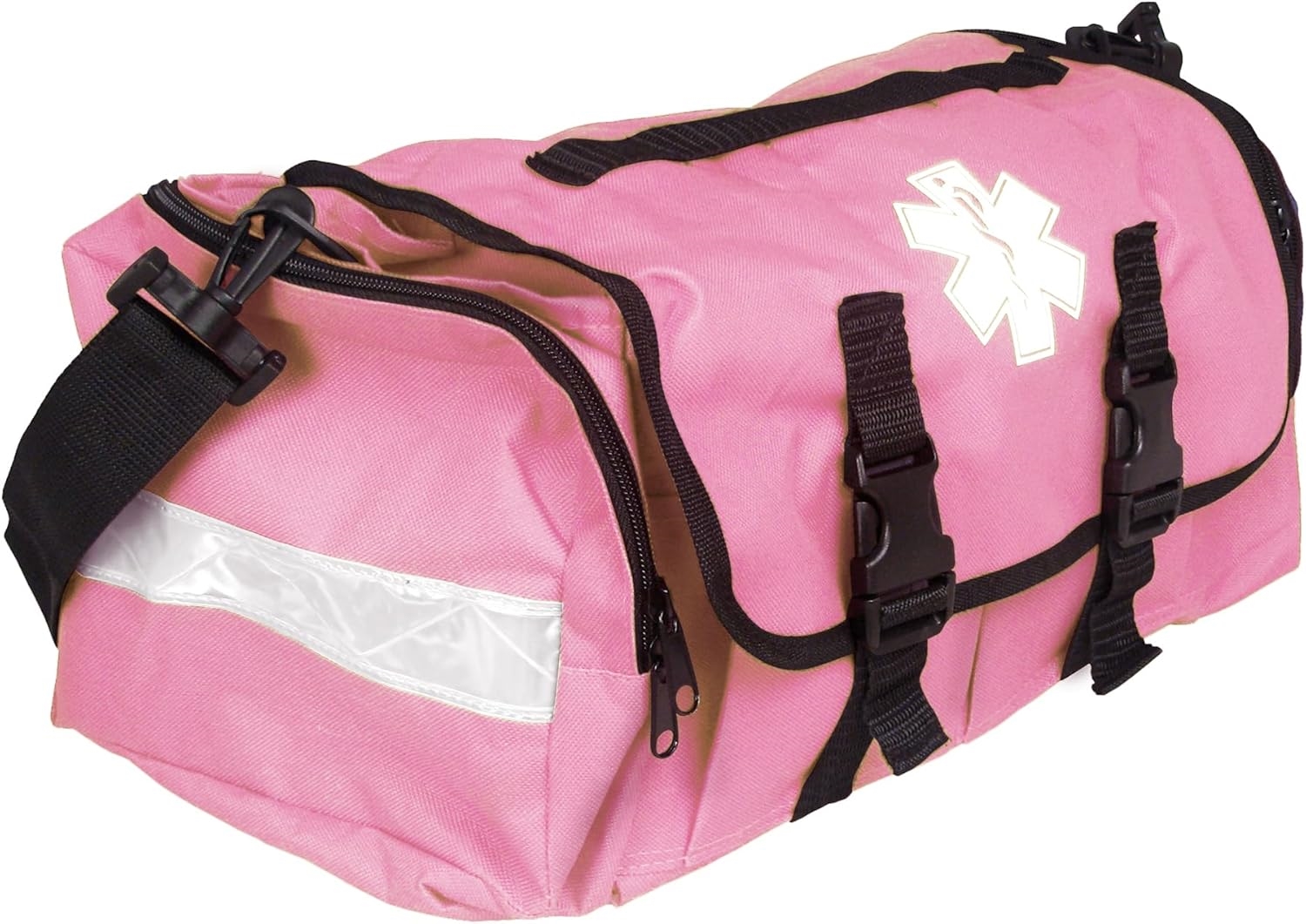 Reflective EMS First Responder Trauma Bag, Large Divided Empty EMT Medical Carry Bag for Emergency Rescue Use