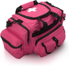 Professional Large Capacity EMT First Aid Trauma Bag | Multi-Pocket Water Resistant Medical Organizer with Medical Cross Logo