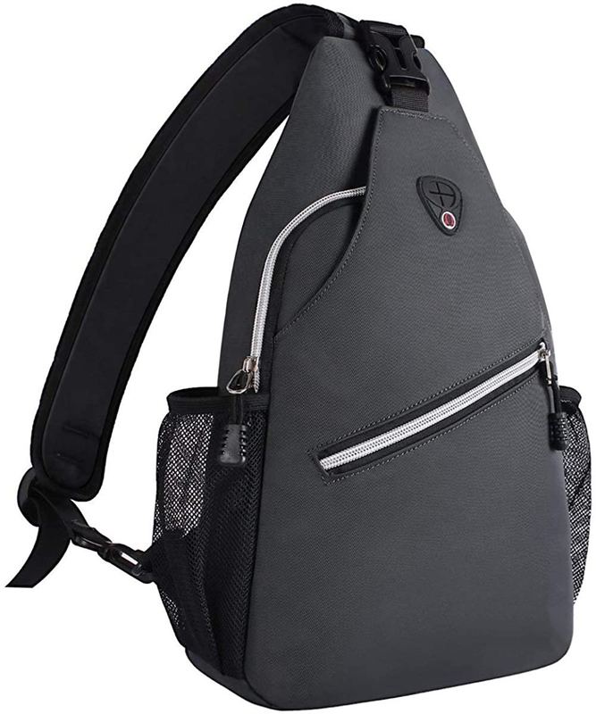 Tactical Sling Backpack with Concealed Carry Holster, 12 Inch MOLLE Chest Crossbody Bag with Free American Flag Patch for Shooting, Hunting, Daily EDC & Outdoor Travel
