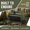 1000D Military Tactical Utility Bag, Laser Cut MOLLE Portable Multi-Compartment Organizer for Outdoor Medical Gear & Travel Essentials