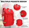 Large Capacity Emergency Medical Backpack, Reflective EMT Trauma Backpack for Paramedics & Outdoor First Aid Rescue