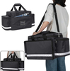Reflective Large Capacity EMT Medical Bag, Removable Divider Nurse Trauma Bag for Clinic, Ambulance & Emergency Rescue
