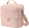 Dual-Compartment Insulated Lunch Cooler Bag