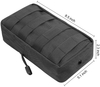3 Pack Tactical Molle Pouches, Utility Admin Organizer Pouch, Water Bottle Holder, Small Vertical EDC Gear Bag