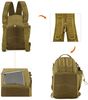Water Resistant Tactical Fishing Sling Pack, Multi-Pocket Crossbody Chest Bag with Rod Holder for Fishing Hunting