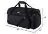 Ripstop Waterproof Gym Duffle Bag, Large Travel Weekender Duffel with Detachable Adjustable Shoulder Strap & Padded Hand Handle