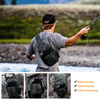 Camouflage Laser Cut MOLLE Tactical Sling Bag, Lightweight Crossbody Chest Pack, Modular EDC Shoulder Sling Backpack for Shooting, Hiking, Fishing & Daily Carry