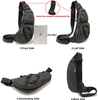 Lightweight Outdoor Sling Chest Bag, Compact Crossbody Shoulder Pack, Multipurpose EDC Sling Bag for Hiking, Cycling, Daily Travel
