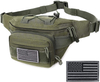 Tactical Fanny Pack for Men, Adjustable Large Waist Bag with MOLLE Webbing, Water Resistant Utility Hip Belt Bag for Hunting Hiking Cycling EDC Daily Carry