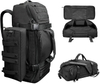 52L Large Tactical Duffle Bag, Heavy Duty MOLLE Travel Duffel Backpack Convertible, Water Resistant Gear Luggage Bag for Shooting, Hunting, Camping, Gym & Outdoor Travel