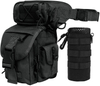 Camouflage Tactical Drop Leg Bag, Multi-Purpose Waterproof Thigh Pack with Adjustable Waist & Thigh Straps, MOLLE Utility Leg Pouch for Motorcycle, Hunting, Fishing Outdoor EDC