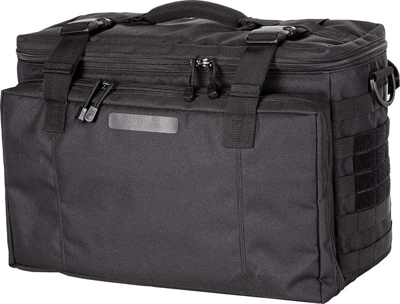 Large Tactical Police Duty Gear Bag, Molle Webbing Multi-Compartment Utility Equipment Storage Tote for Security Officer EMT Patrol Use