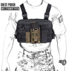 Tactical Chest Rig Utility Pouch, Lightweight MOLLE Chest Pack with Breathable Mesh Back Panel, Adjustable Harness for EDC, Shooting, Hunting & Outdoor Daily Carry