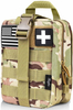 Rip-Away MOLLE Tactical Medical Pouch, Empty EMT First Aid Trauma Kit Bag for Hunting, Hiking & Vehicle Emergency