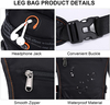 Multi-Purpose Tactical Thigh Bag, Adjustable Drop Leg Hip Pack, Lightweight Crossbody Waist Pack for Outdoor Hiking, Cycling, Motorcycle, Camping & Daily EDC