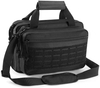 Tactical Pistol Range Bag, Multi-Purpose Shooting Gear Carry Bag with MOLLE Panel